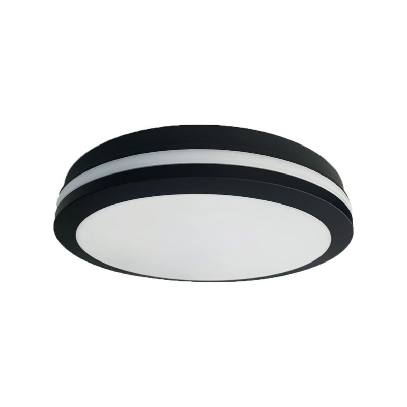 LED-loftlampe Milagro Marlon 12W 4000K IP54 Sort