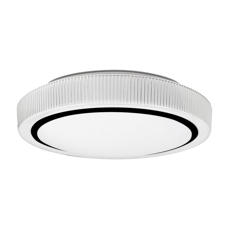 LED-plafond Milagro Miri 34 W hvid / sort