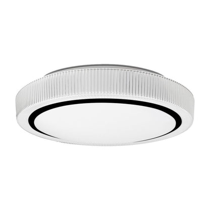 LED-plafond Milagro Miri 34 W hvid / sort
