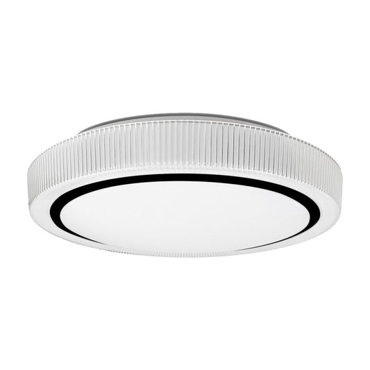 LED-plafond Milagro Miri 34 W hvid / sort