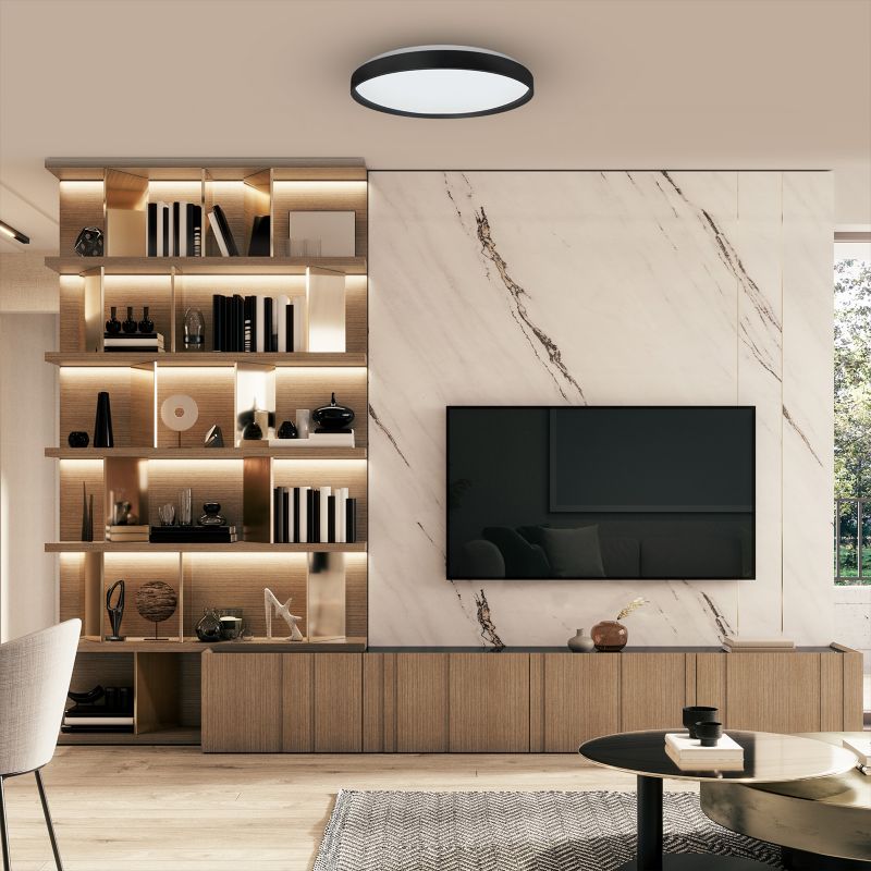 Loftlampe LED Ringo 36 W Sort