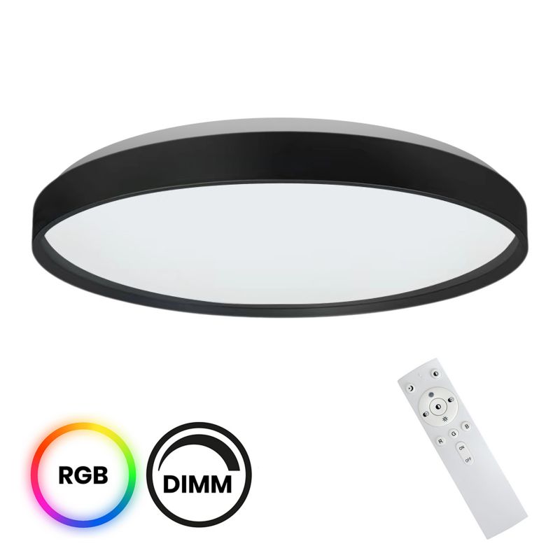 LED-loftlampe Ringo 36 W Sort 5902693799658