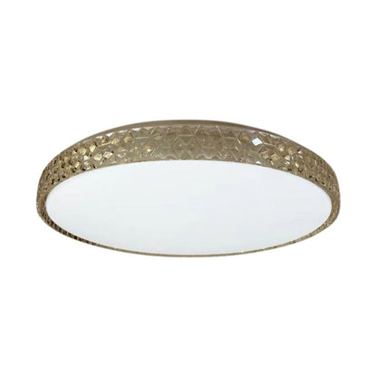 LED-plafond Milagro Shiny 34 W i guld