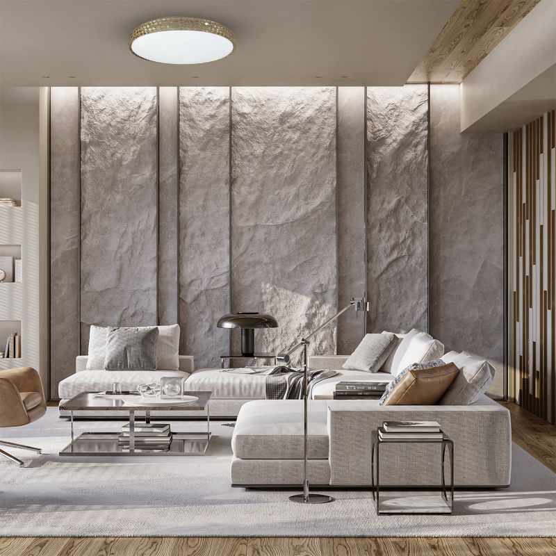 LED-plafond Milagro Shiny 34 W i guld