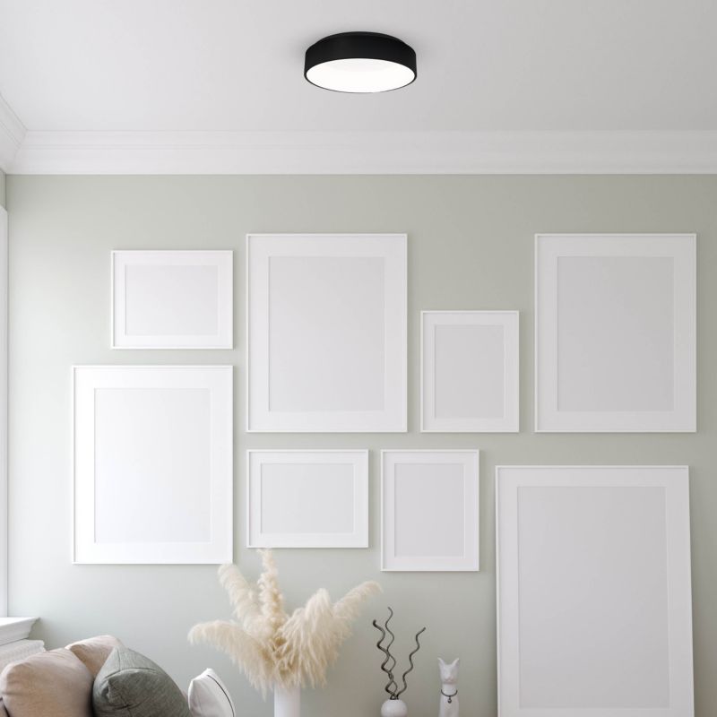 Loftslampe LED Ohio 24 W Sort