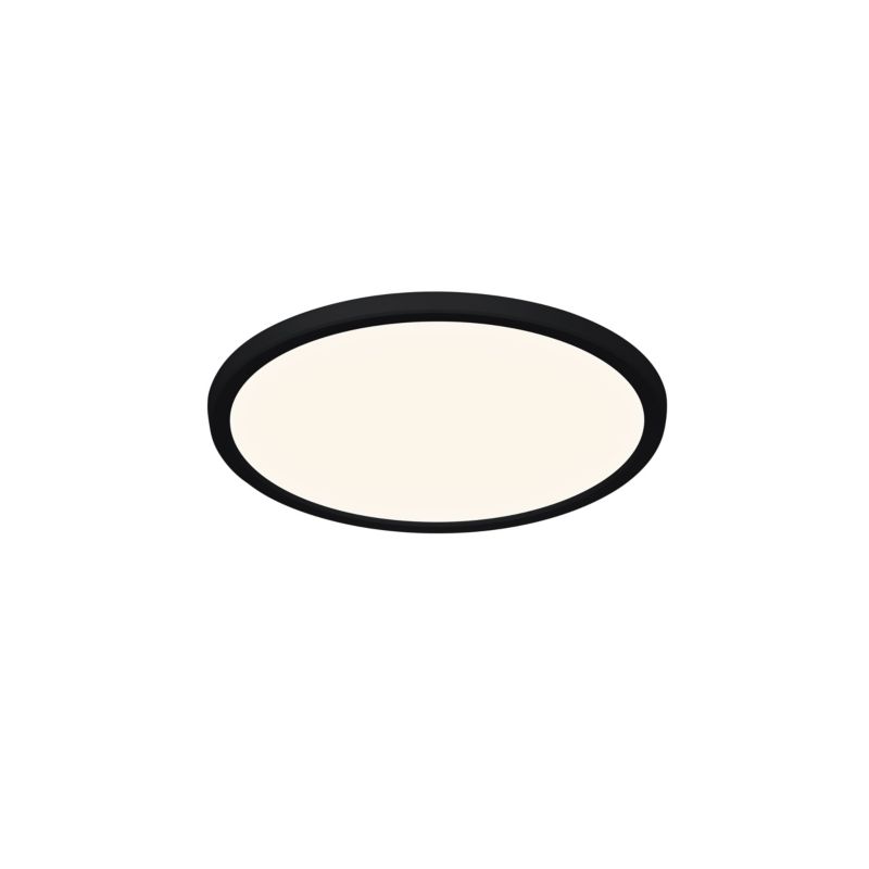 LED-loftlampe Yonnet 4000 K 30 cm Sort