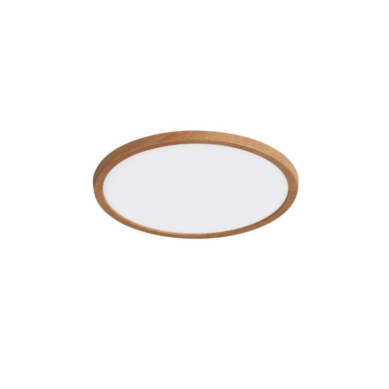 LED-plafond Yonnet 4000 K 30 cm 14,5W trælook