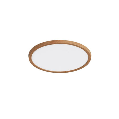 LED-plafond Yonnet 4000 K 30 cm 14,5W trælook