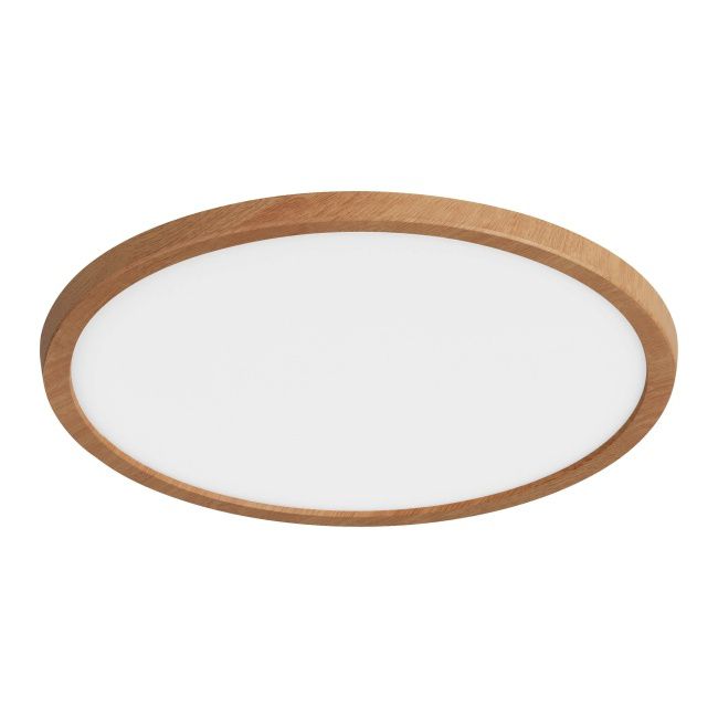 LED-plafond Yonnet 4000 K 30 cm 14,5W trælook