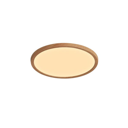 LED-plafond Yonnet 4000 K 30 cm 14,5W trælook