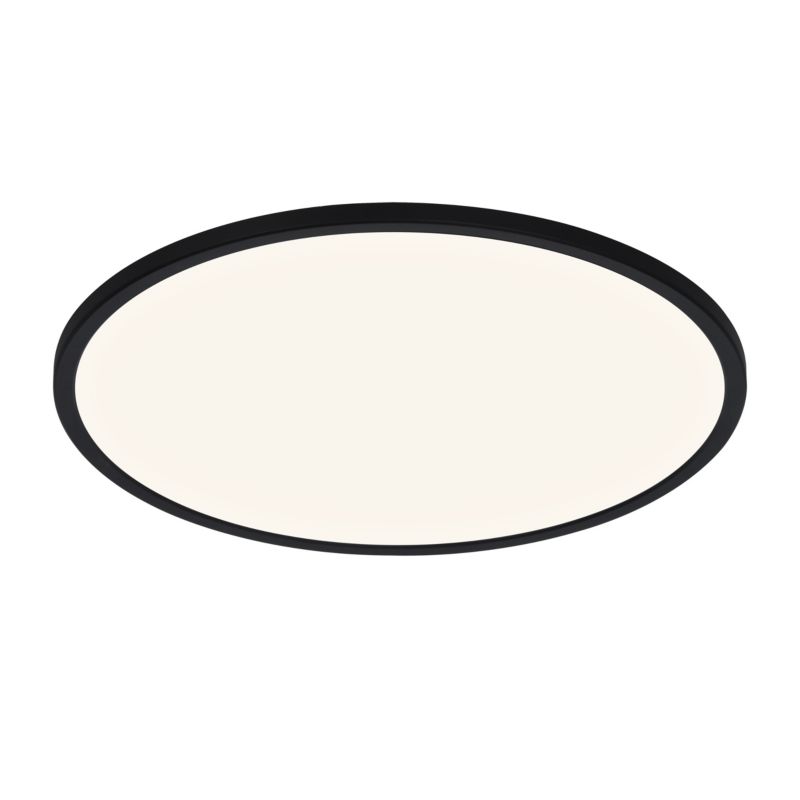 LED-plafond Yonnet 4000 K 60 cm 30W mat-sort