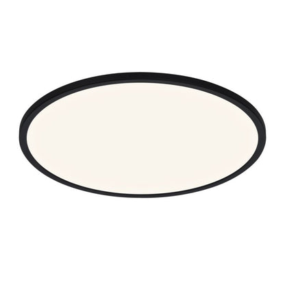 LED-plafond Yonnet 4000 K 60 cm 30W mat-sort