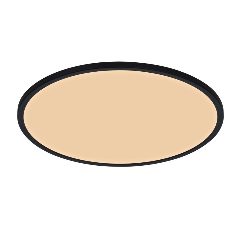 LED-plafond Yonnet 4000 K 60 cm 30W mat-sort