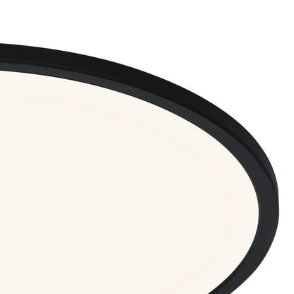 LED-plafond Yonnet 4000 K 60 cm 30W mat-sort