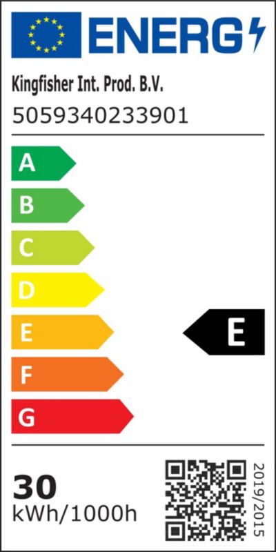 LED-plafond Yonnet 4000 K 60 cm 30W mat-sort