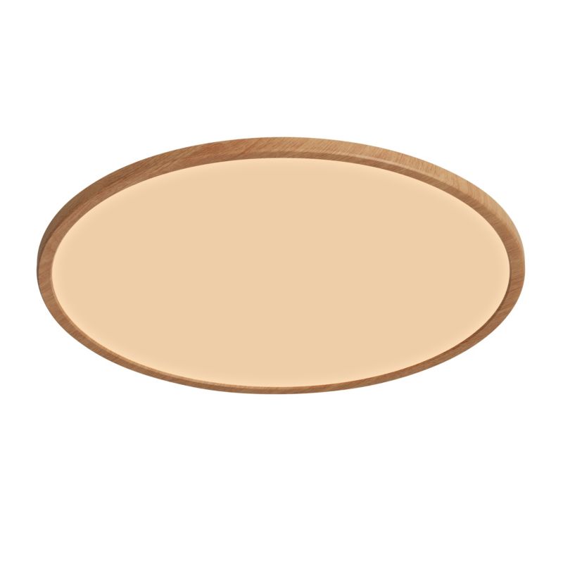 LED-plafond Yonnet 4000 K 60 cm 30W i træ