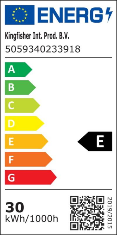 LED-plafond Yonnet 4000 K 60 cm 30W i træ