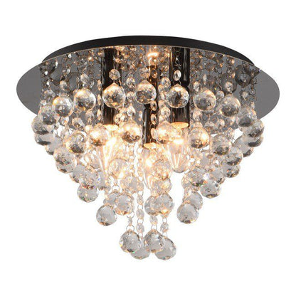 Loftslampe London Crystal 3-Punkts E14 Sort