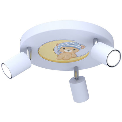 Loftlampe Luminex Fun 3 x GU10 Blå