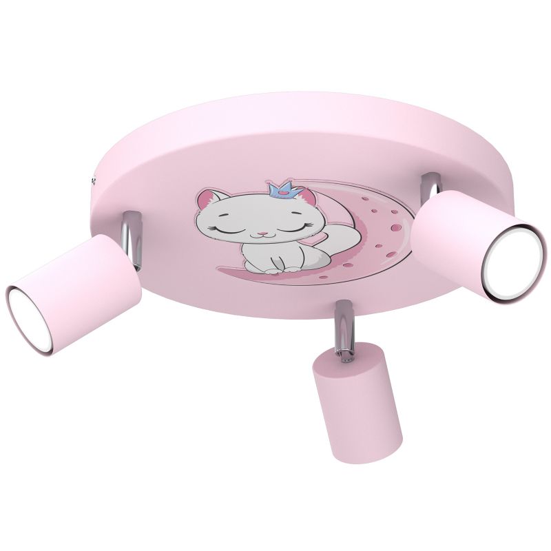 Plafon Luminex Fun 3 x GU10 Rosa