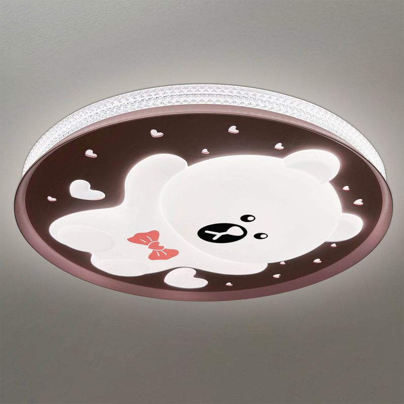Plafond Milagro Bear pink LED loftlampe 34 W