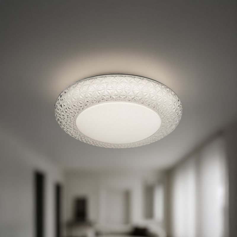 LED Loftslampe Milagro Rox 34 W 48 cm Hvid
