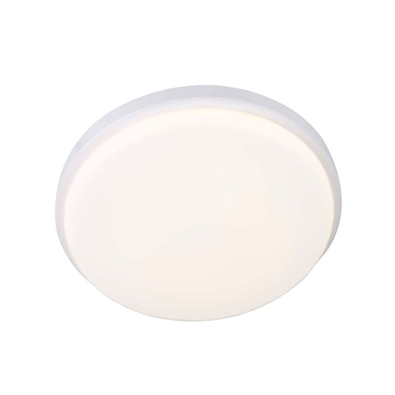 GoodHome Almagro kælderloftlampe 1000 lm IP44 med bevægelsessensor hvid