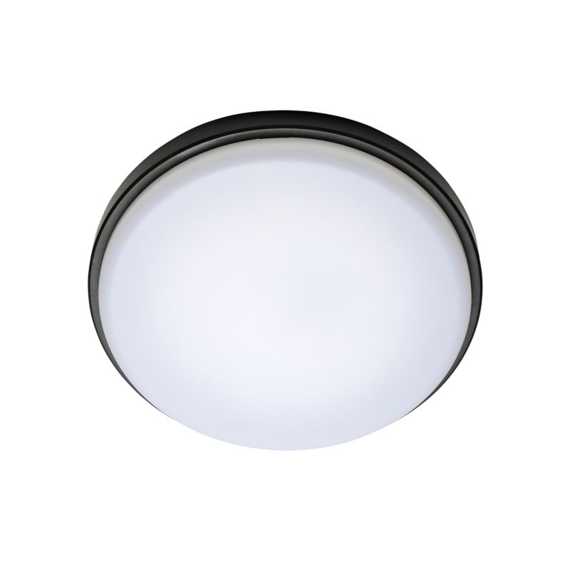 GoodHome Almagro kælderloftlampe 1200 lm IP44 sort