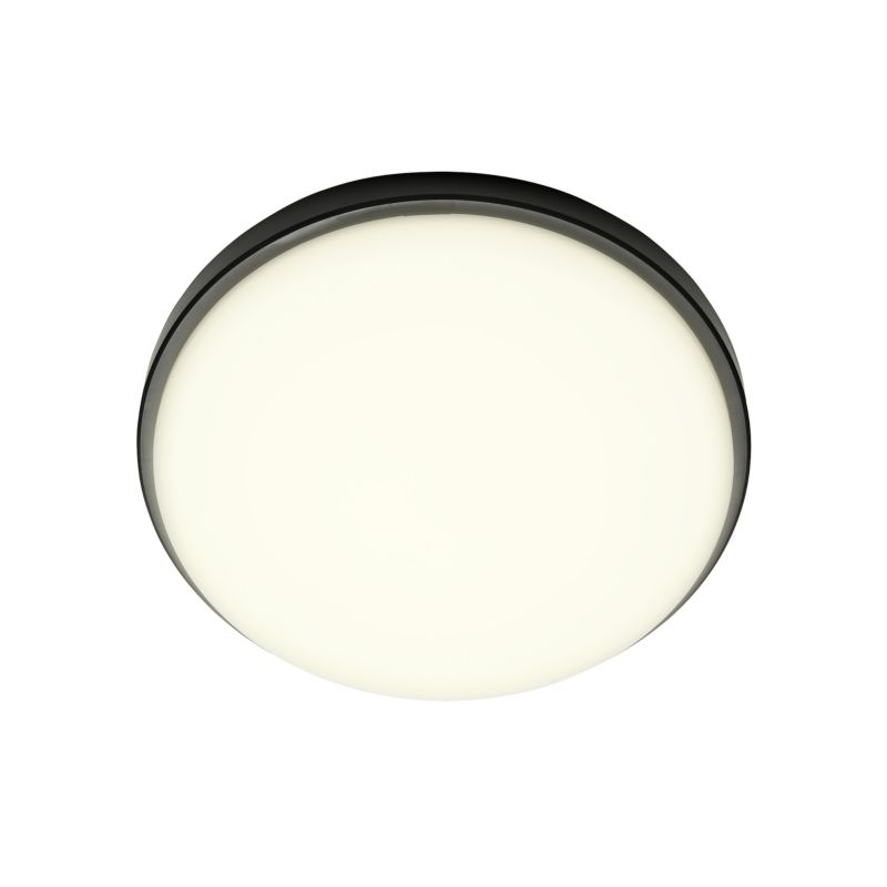 GoodHome Almagro kælderloftlampe 1200 lm IP44 sort