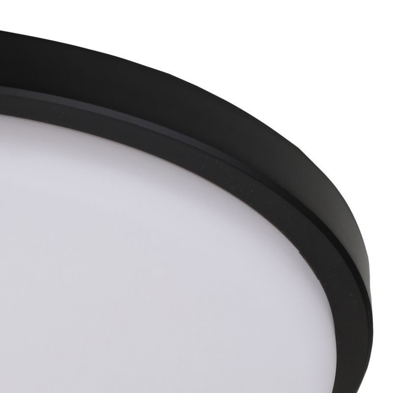 Loftlampe Almagro 2400 lm IP44 Sort