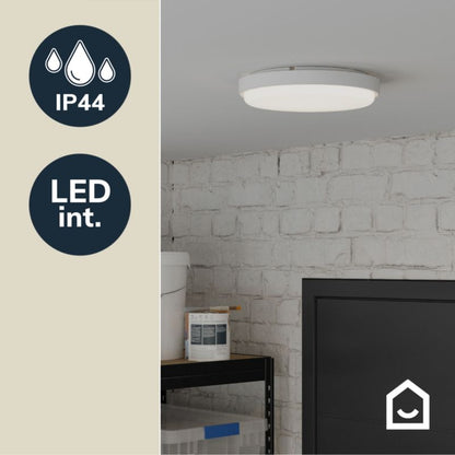 Loftlampe Almagro 900 lm IP44 Hvid