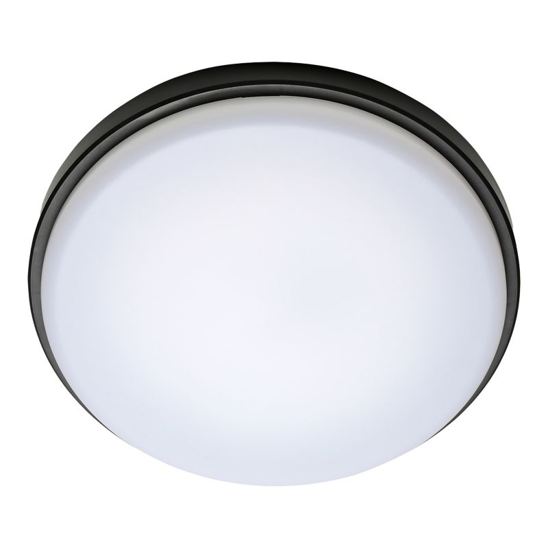 GoodHome Almagro kælderloftlampe 900 lm IP44 mat-sort