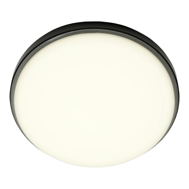 GoodHome Almagro kælderloftlampe 900 lm IP44 mat-sort