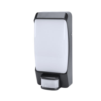 GoodHome Galeano rektangulært kælderloftlampe 800 lm IP44 med bevægelsessensor i mat‑sort