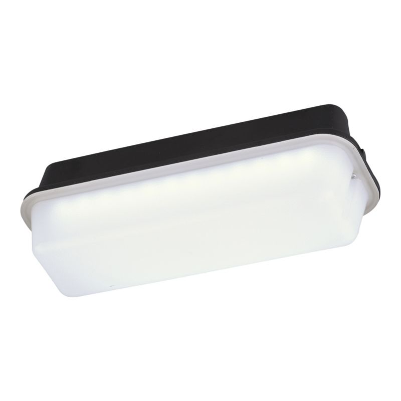 GoodHome Ivens kælderloftlampe 850 lm mat-sort