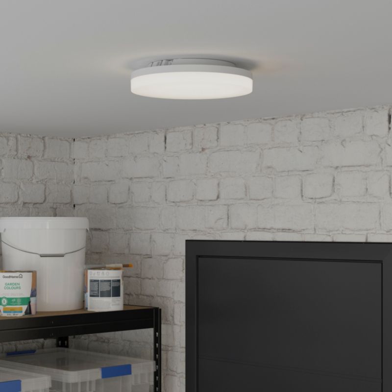 GoodHome Loncke loftsarmatur 1800 lm IP65 hvid