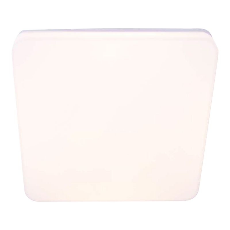 Loftlampe Loncke 28x28 cm Hvid IP65 1800 lm