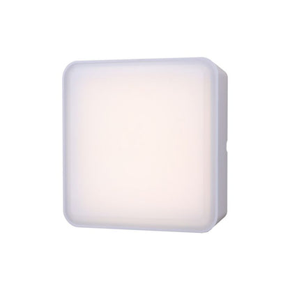 GoodHome Moresby kvadratisk kælderplafond 1000 lm IP44 hvid