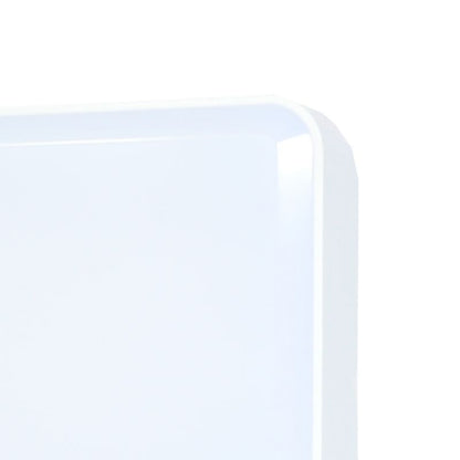 GoodHome Moresby kvadratisk kælderplafond 1000 lm IP44 hvid