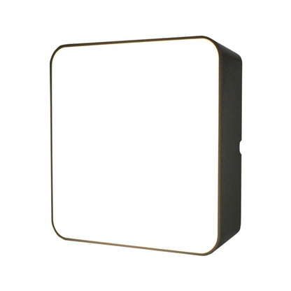 GoodHome Moresby kvadratisk kælderloftlampe 1000 lm IP44 mat‑sort