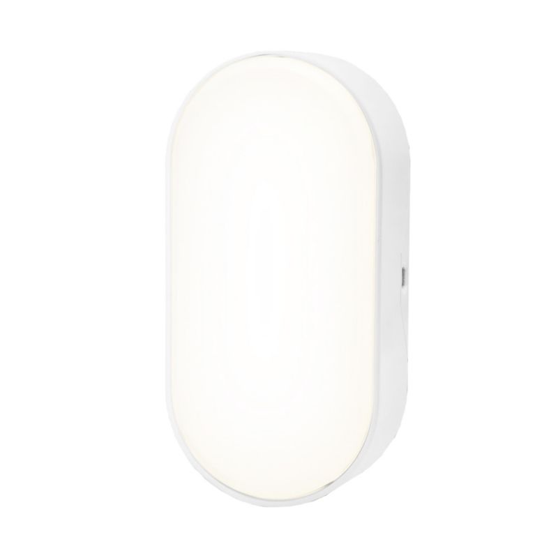 GoodHome Moresby oval loftlampe til kælder 700 lm IP44 hvid