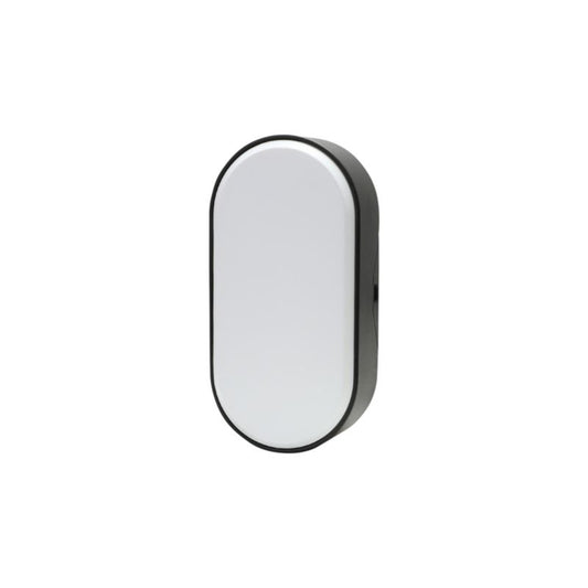 GoodHome Moresby oval loftlampe til kælder 700 lm IP44 mat-sort