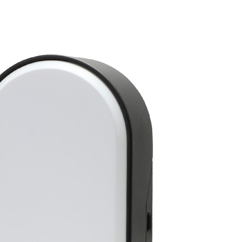 Loftlampe Moresby Oval 700 lm IP44 Sort