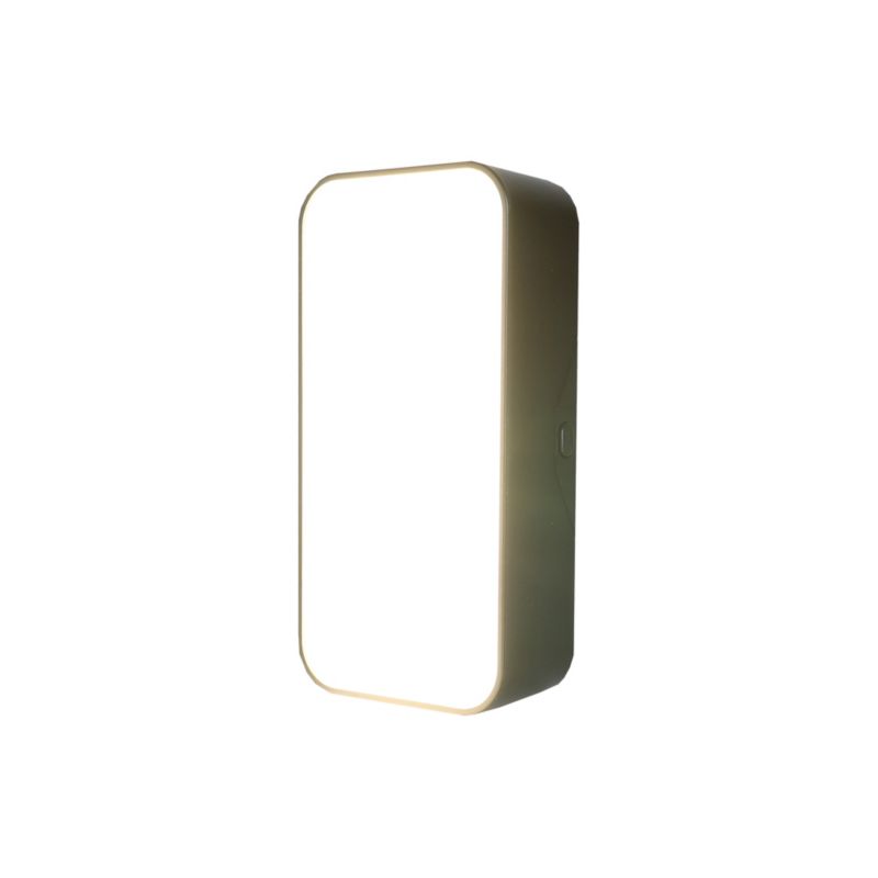 GoodHome Moresby rektangulær kælderplafond 1000 lm IP44 mat-sort