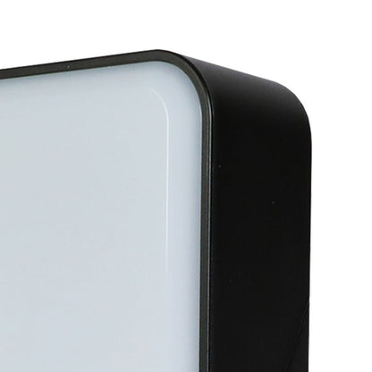 GoodHome Moresby rektangulær kælderplafond 1000 lm IP44 mat-sort