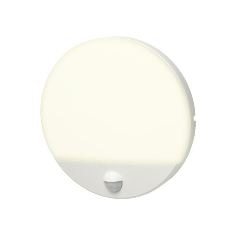 GoodHome Pradham kælderplafond 900 lm IP44 med bevægelsessensor hvid