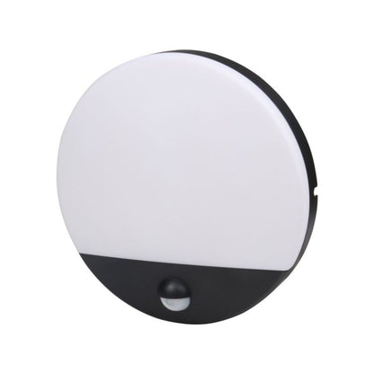 GoodHome Pradham kælderloftlampe 900 lm IP44 med bevægelsessensor, mat-sort