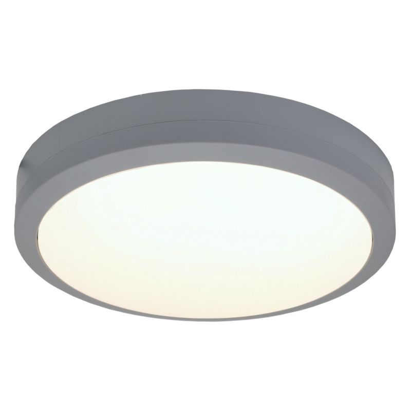 GoodHome Tilman kælderplafond 650 lm IP65 grå