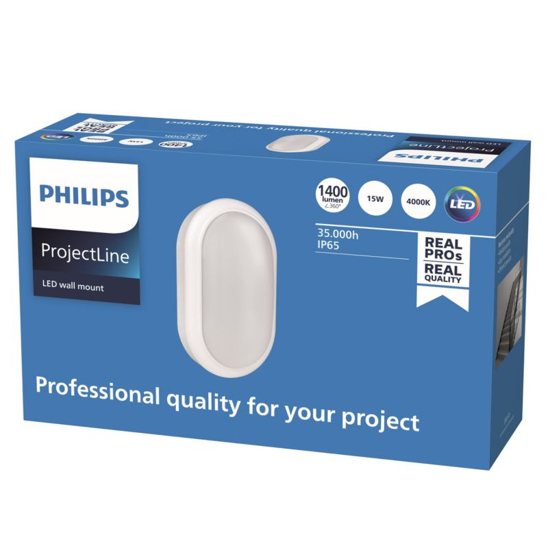 Loftlampe Projectline 1400 lm 4000 K Hvid