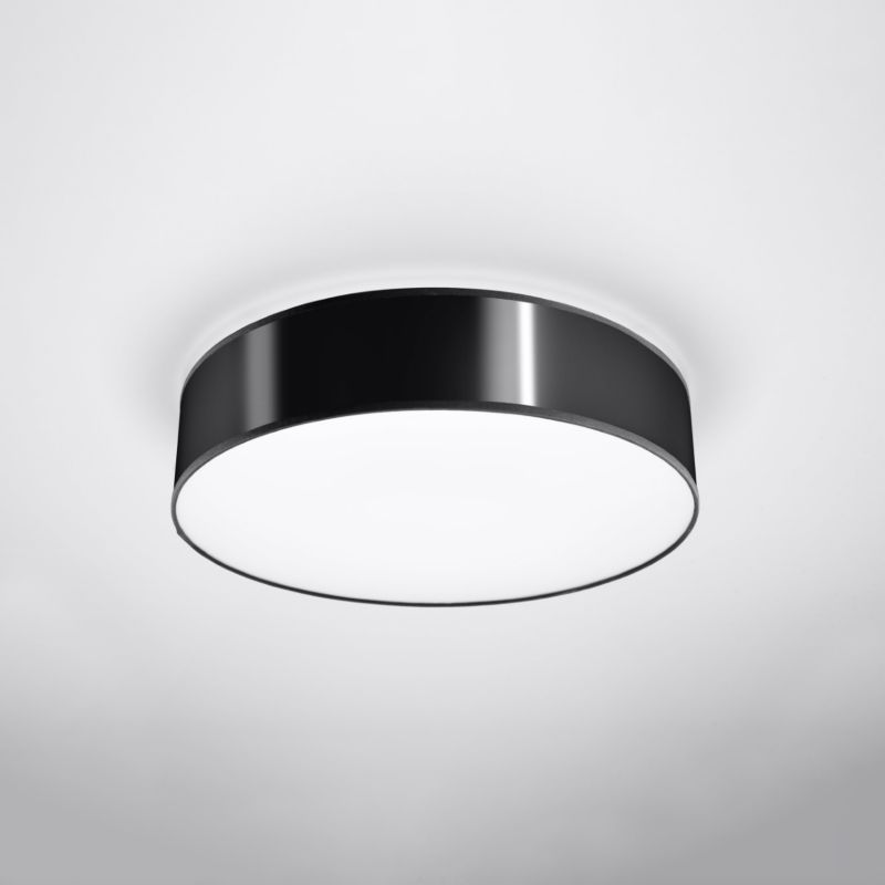 Plafond Sollux Lighting ARENA 45 sort 1 stk.